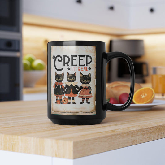 Creep It Real Halloween Mug, Halloween Lover Gift, Halloween Gift, Teacher Gift, Halloween Decor.